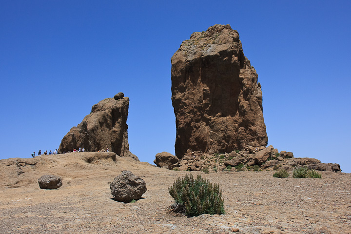 Roque Nublo mit Frosch